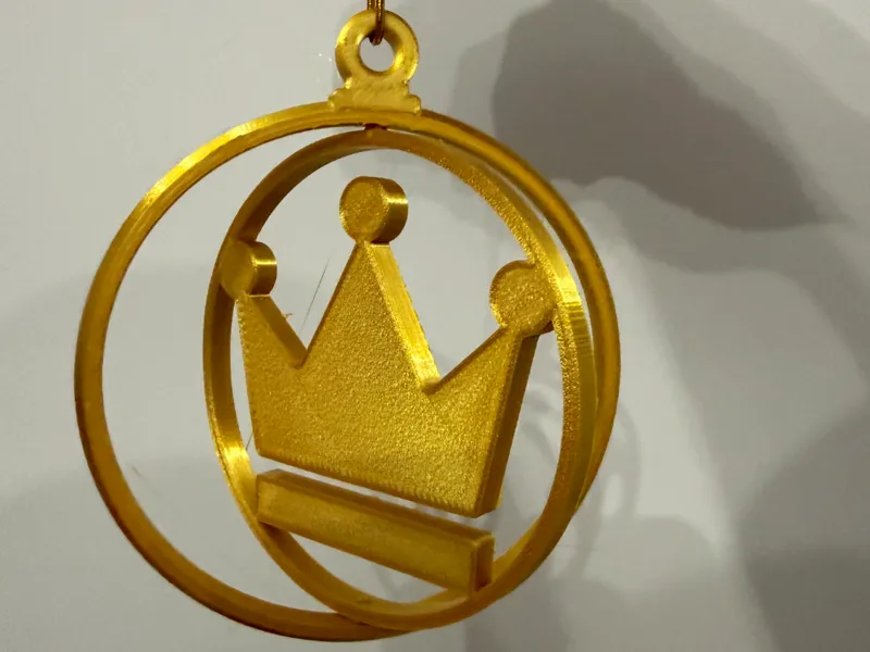 Crown Spinning Decoration