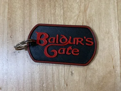 Baldur's Gate 3 Keychain