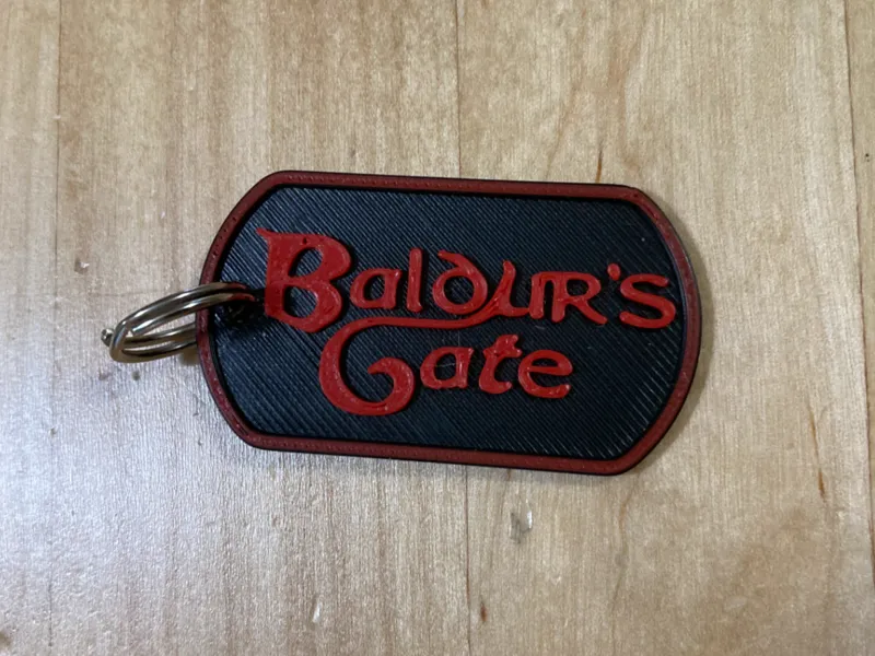 Baldur's Gate 3 Keychain