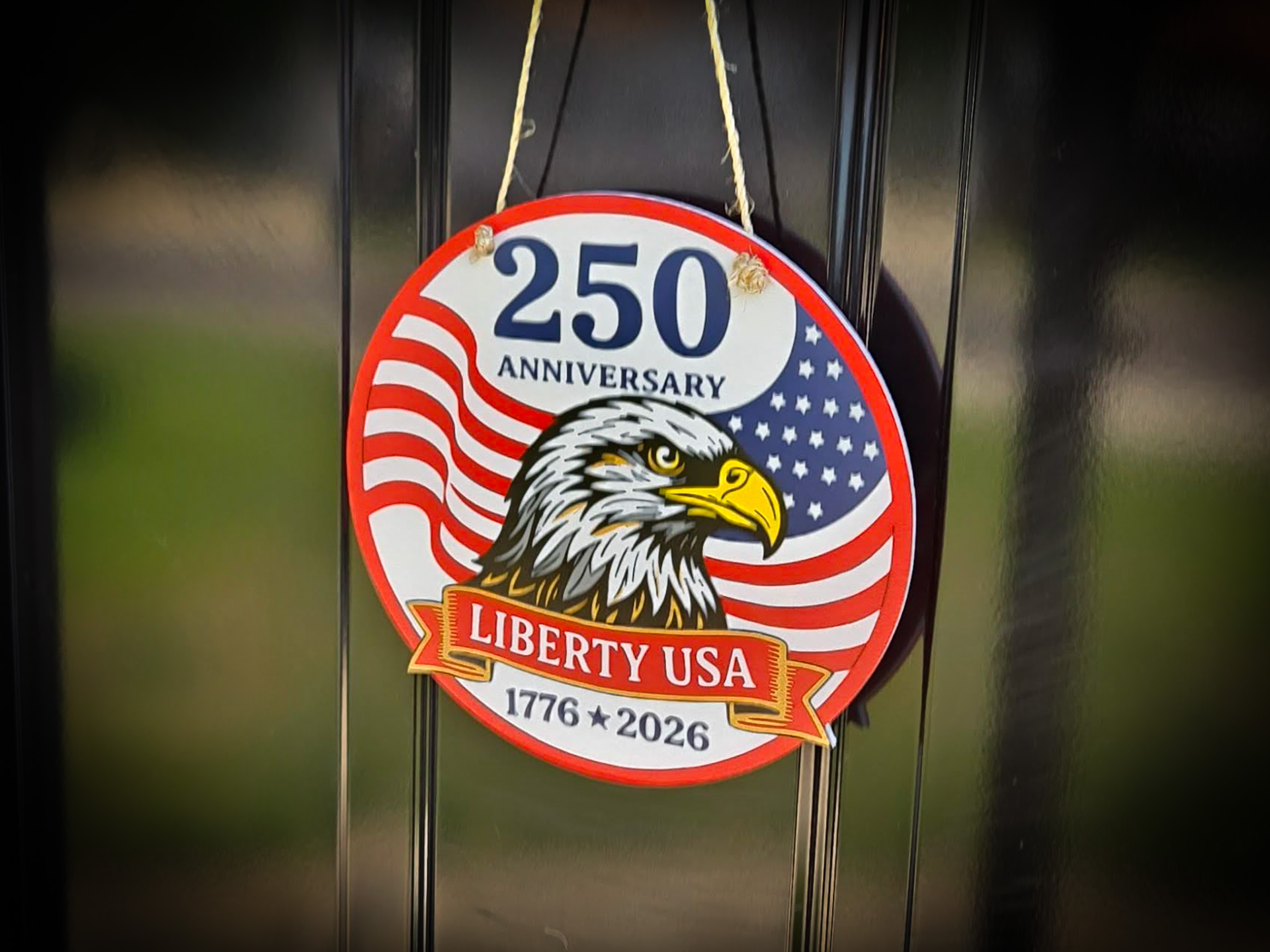 250th Anniversary Liberty USA ~ Door Hanger Sign