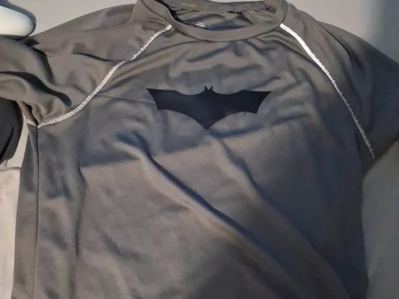 batarang iron on shirt model