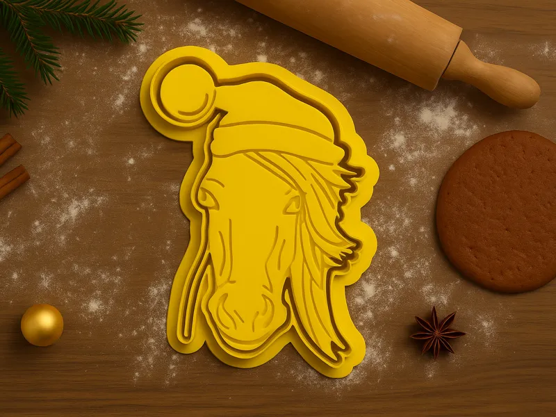 Keksausstecher Pferd Weihnachten