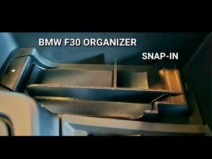 BMW F30/F34 Center Consol Organizer Snapin Adapter