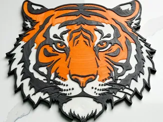 Bengal Tiger Vector Wall Art