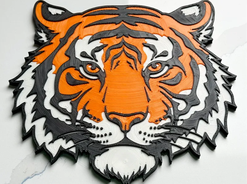 Bengal Tiger Vector Wall Art