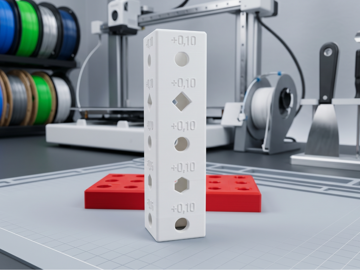 Parametric wall Hole Calibration Tool