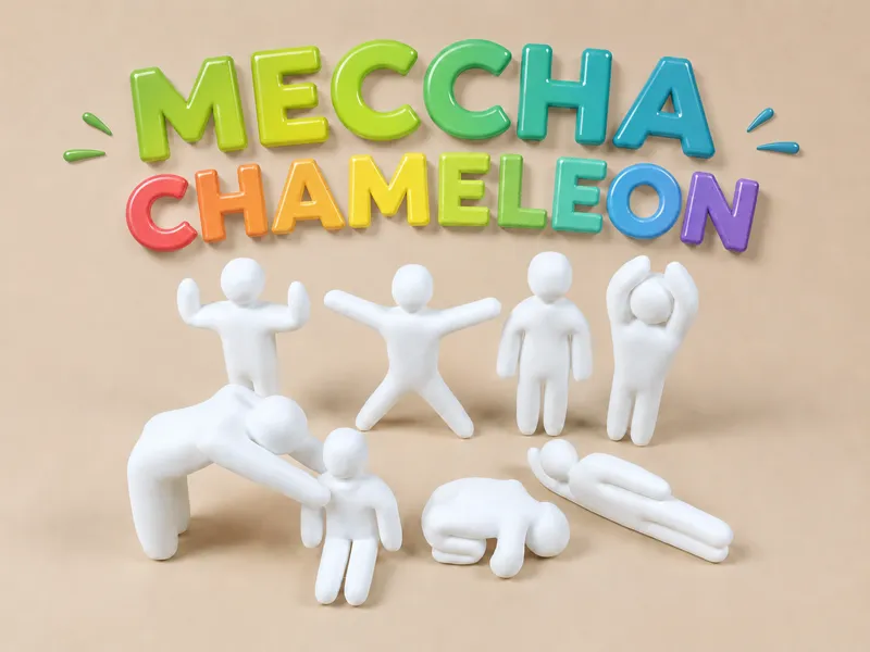Meccha Chameleon  Poses