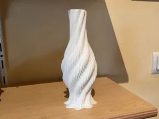 Vase with spiral pattern (Waterproof)