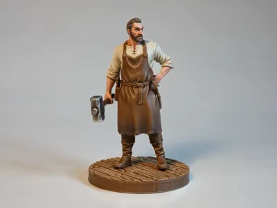 Smith - D&D Mini [34mm] [No Base]