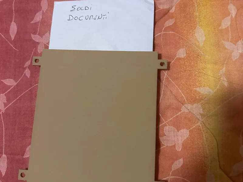 cassetto segreto per busta