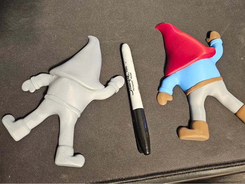 Splat Gnome magnet decor