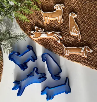 Set of Dog cookie cutters
