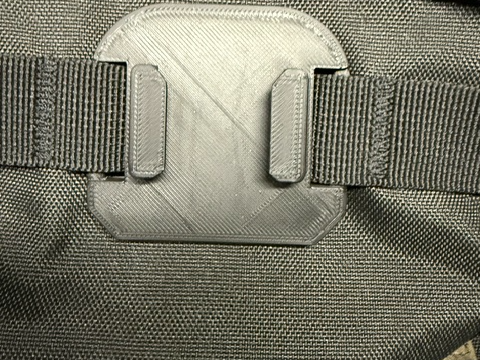 fixation clip GoPro pour molle