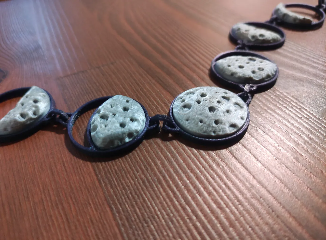 Moon Phase Chain - A Renfaire Witchy Accessory view 3