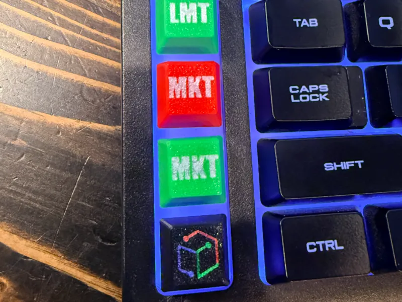 K55/K57 Keycaps for AlgoBox