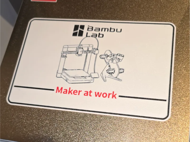 Maker at work