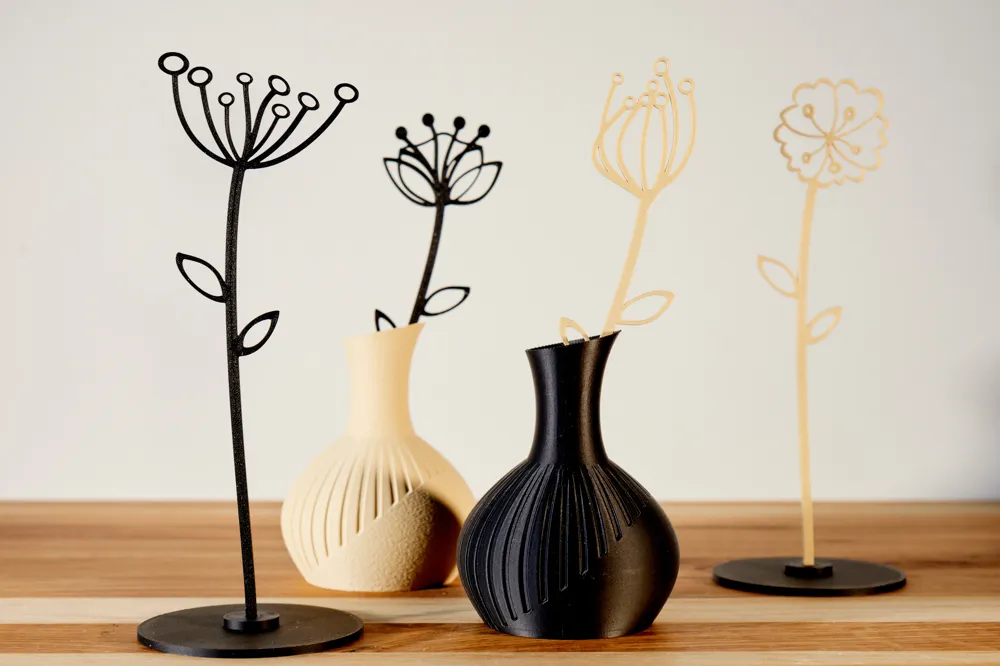 Decorative Flowers with Stand or for Vase Deco Flower - Free 3D Print ...