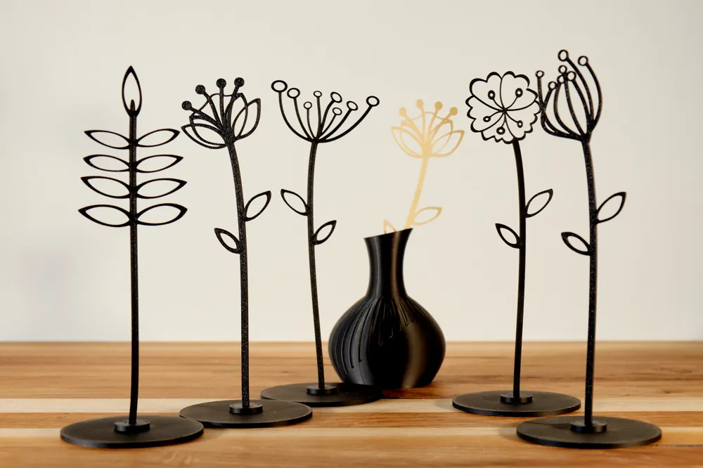 Decorative Flowers with Stand or for Vase Deco Flower - Free 3D Print ...