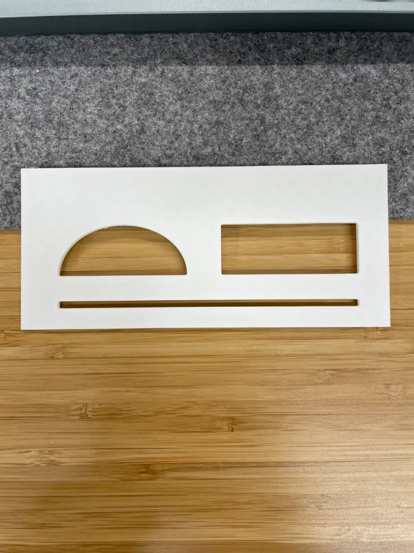 Pochoir de formes géométriques