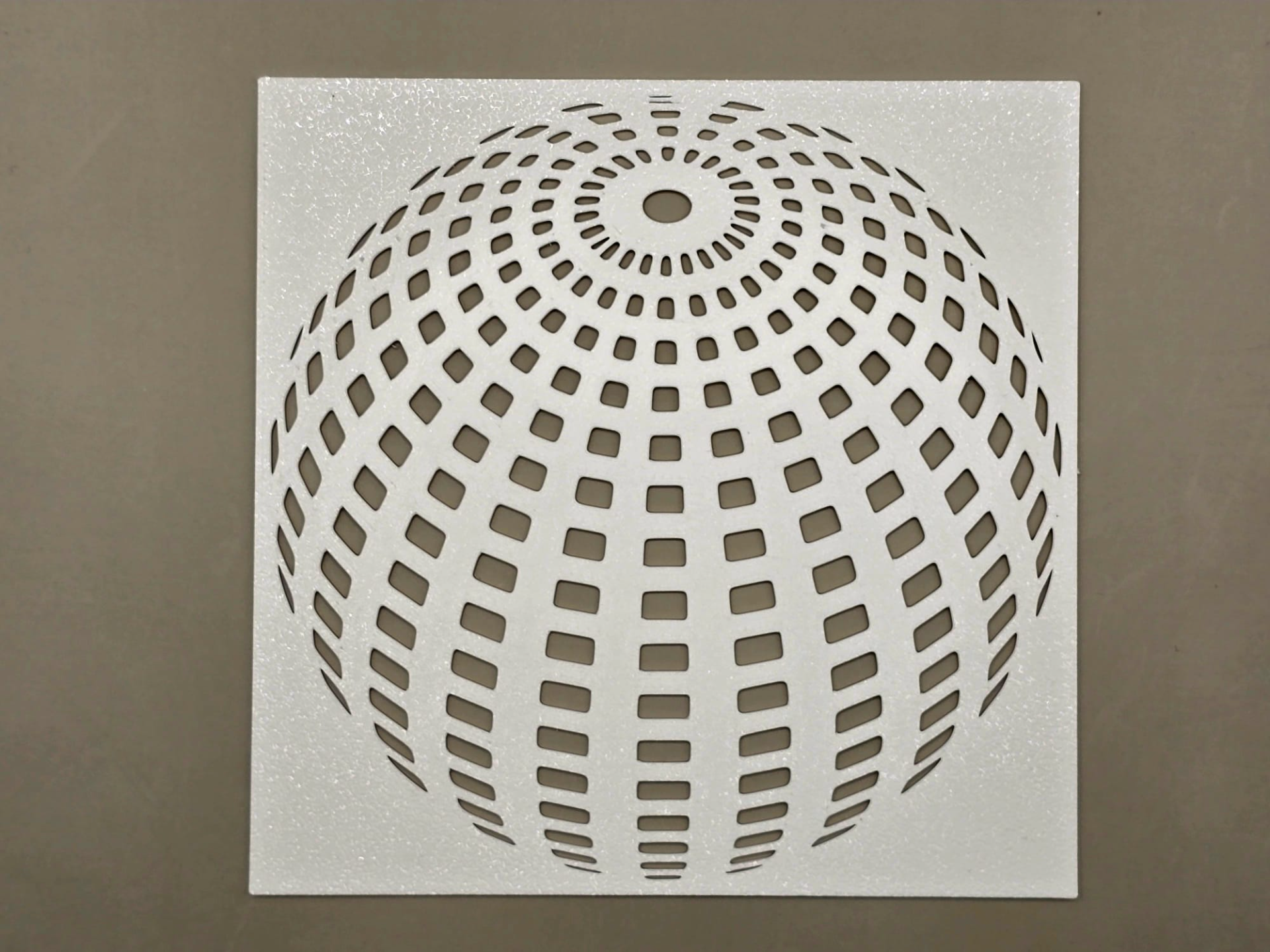 Globe World Planet Stencil Pattern Template