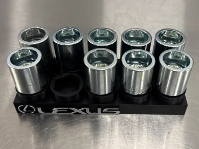 Lexus Locking Lug-Nut Key Organizer