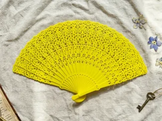 雕花扇子,手动散热,可折叠不占地方,打印无需支撑