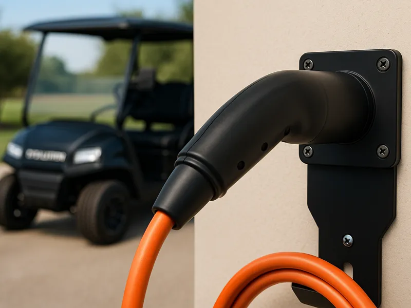 Golf Cart Charging Cord Holder - Evolution & ICON