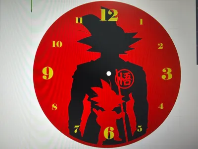 Dragon Ball Z Clock