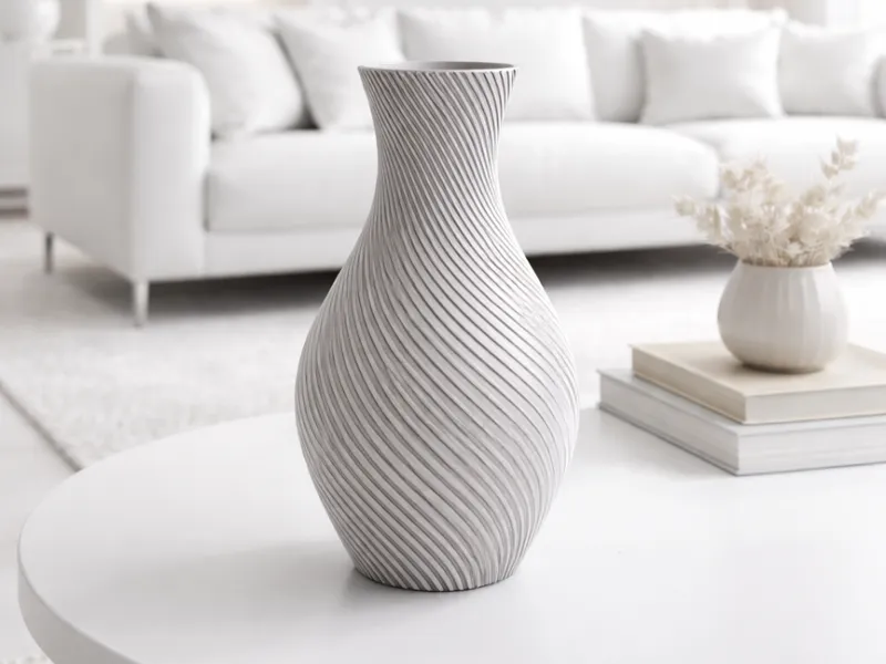 vase spiralé