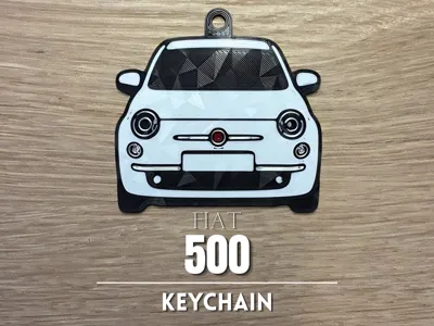 Fiat 500 - Keychain