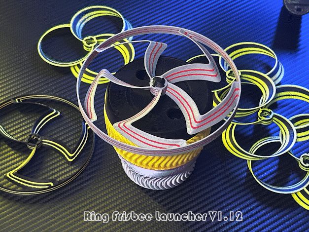 环形飞盘发射器 V1.12 双层 自锁 G-BOX