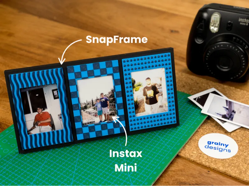 SnapFrame 1x3 for Instax Mini