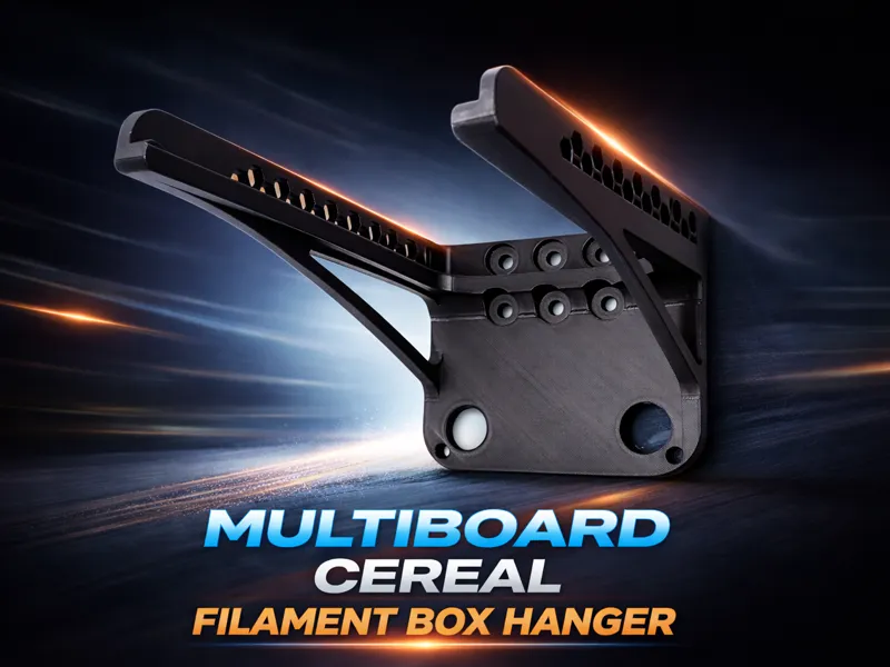 Multiboard Filament Cereal Box Hanger