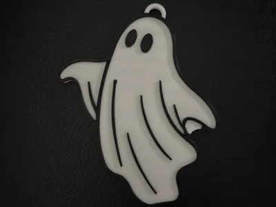 Ghost-shaped Keychain, without AMS