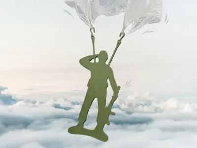 PARACHUTE ARMY MEN
