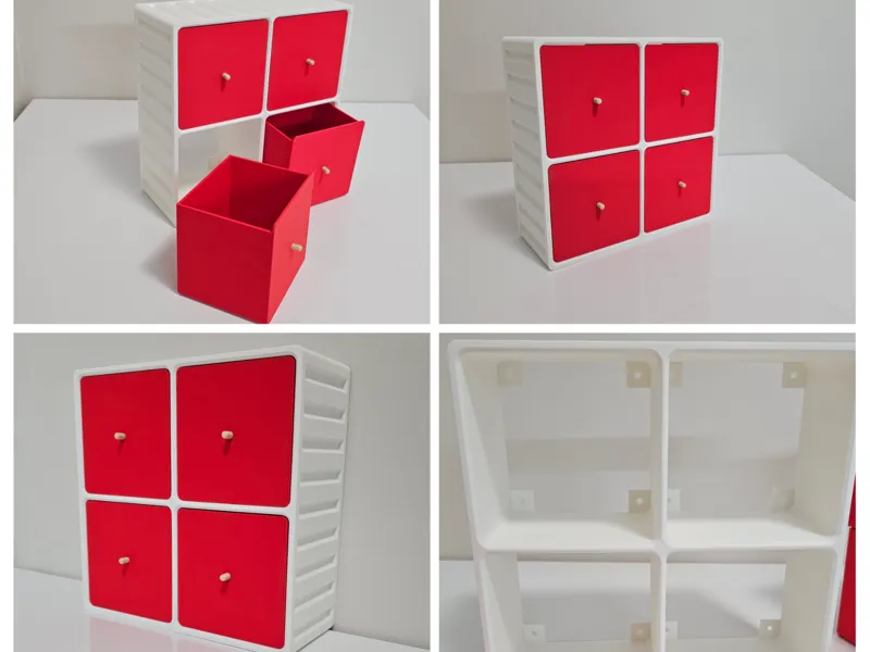 Drawers for odds and ends. Chest of drawers. 