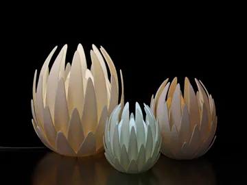 Accesorio de iluminación decorativa: Lotus lamp (LED lamp kit / tealight / mini LED) — vista de referencia 3