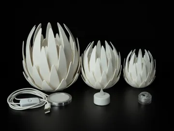 Accesorio de iluminación decorativa: Lotus lamp (LED lamp kit / tealight / mini LED) — vista de referencia 4