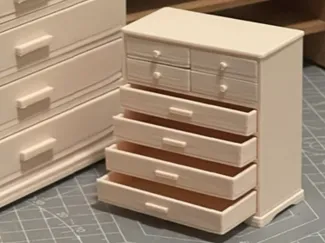 1:12 scale dollhouse cabinet