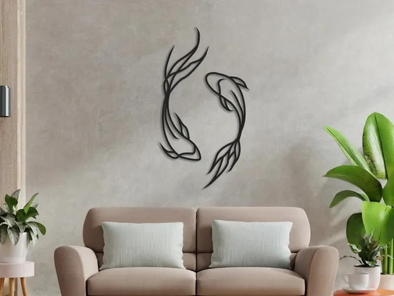 Fish wall art decor