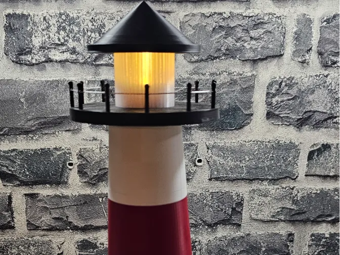 Leuchtturm mit Licht
