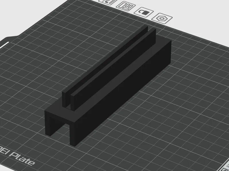 20mm Square Grid Wall Display Sign Holder
