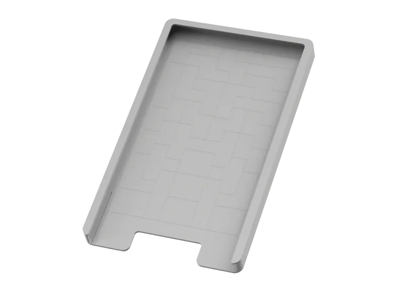 Cover with solution inside