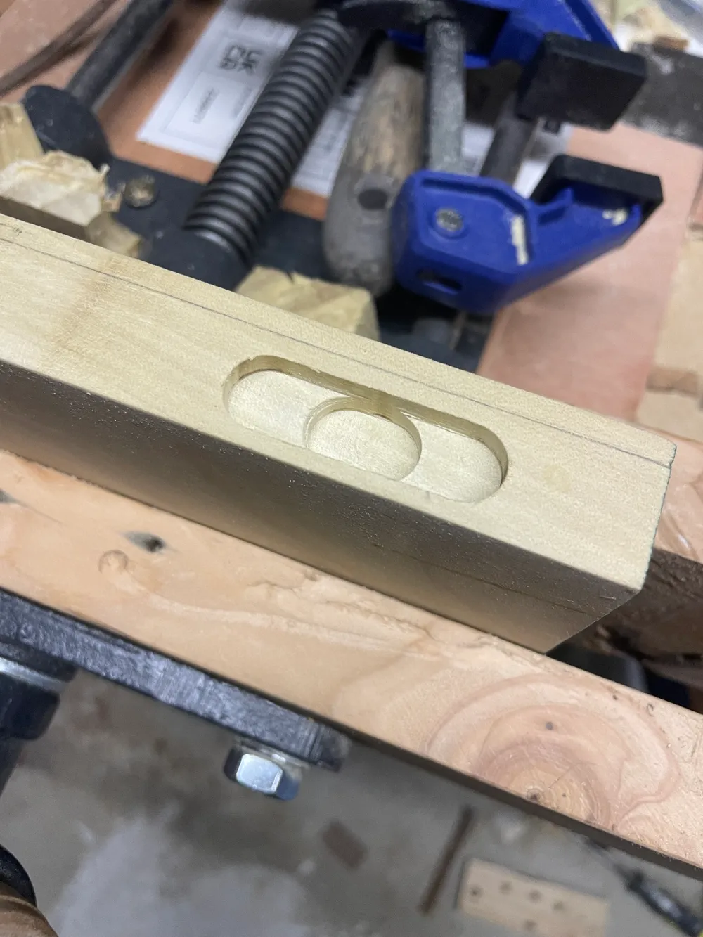 Hidden Conceiled Cabinet Hinge router jig by Xel'Naha - MakerWorld