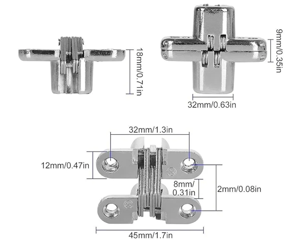 Hidden Conceiled Cabinet Hinge router jig by Xel'Naha - MakerWorld