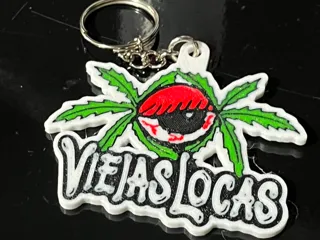 LLAVERO VIEJAS LOCAS MULTICOLOR