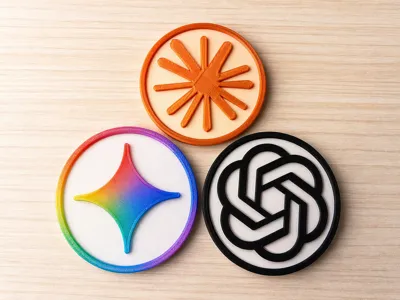 AI Coasters (ChatGPT, Gemini, Claude)