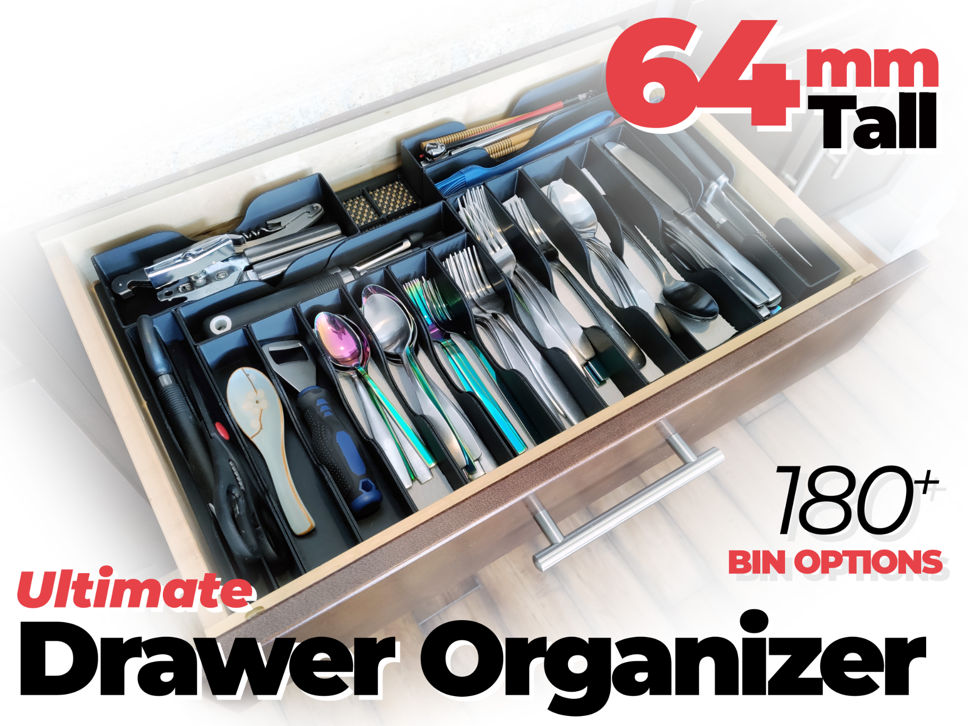 64mm ULTIMATE DRAWER ORGANIZER Gridfinity