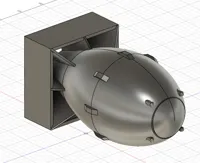 Maquette Fat Man - bombe atomique — photo 1