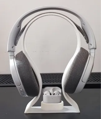 Minimalistic Headphone and AirPods Stand